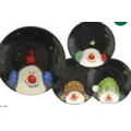 Snowman Specialty Dishes (Snowman w/ Yellow Bird)